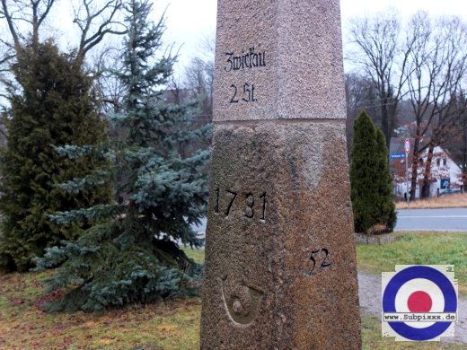 Ganzmeilenstein Schoenfels nahe Zwickau, Sachsen - 23. Januar 2022 (3).JPG